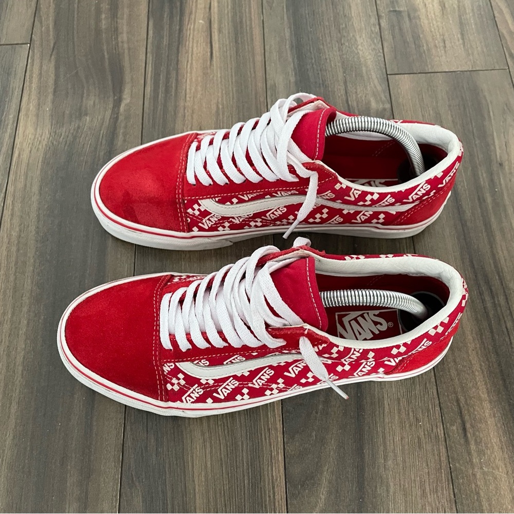 Vans Old Skool “Logo Repeat” Red